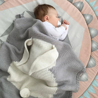 Baby Knitted Bunny Blanket